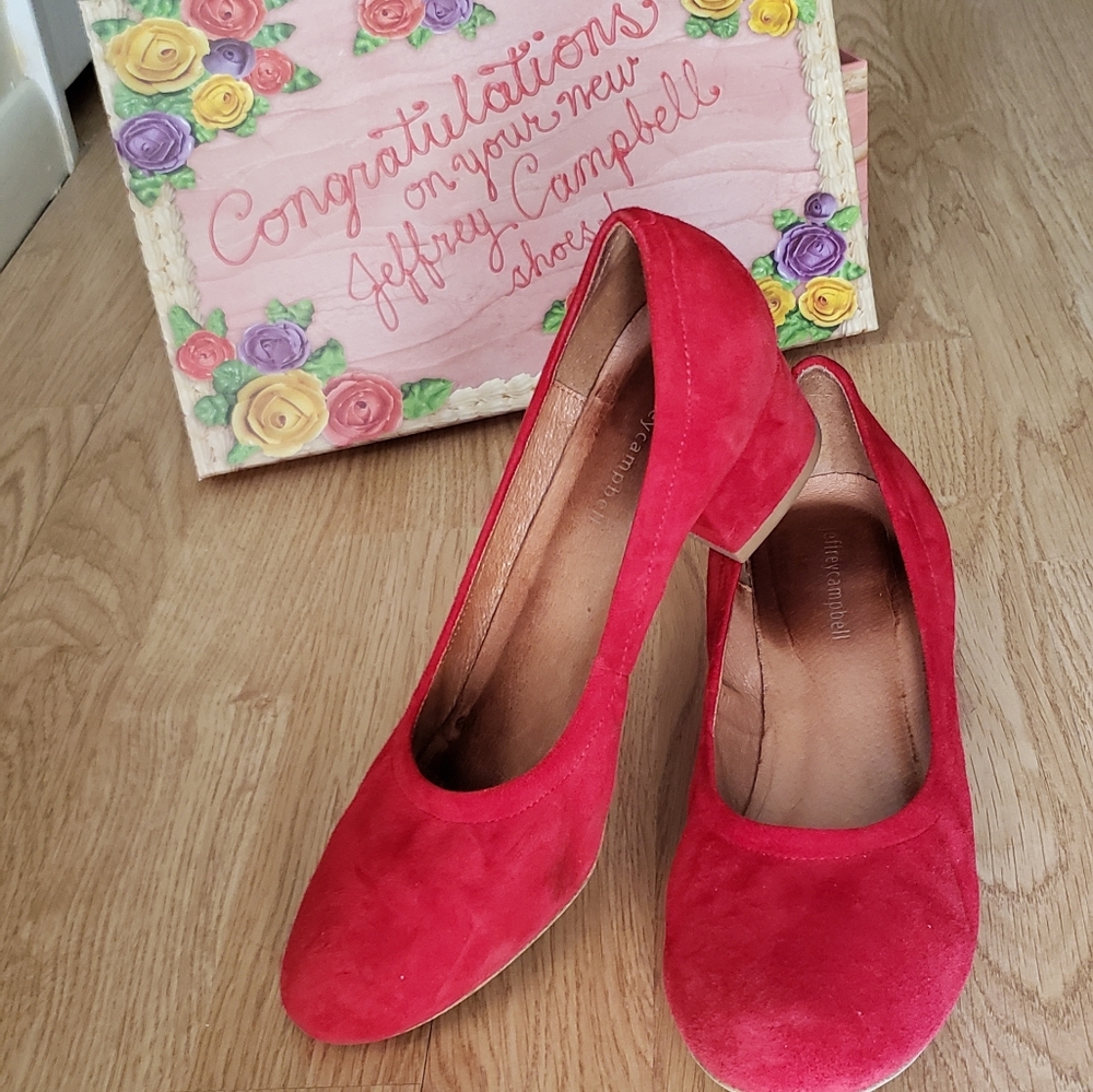 Jeffrey Campbell Bitsie Red Pumps